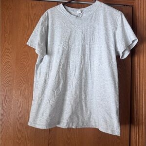 Lululemon Athletica Light Gray Short Sleeve Tee